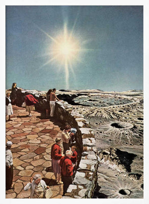 Tablou înramat „Crater Fields Viewing Area” de Mikhail Siskoff