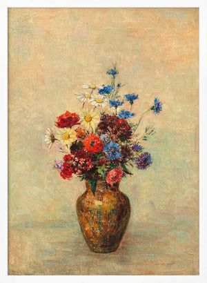 Tablou înramat „Flowers In a Vase” de Odilon Redon