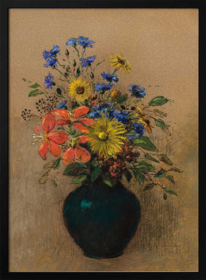 Tablou înramat „Wildflowers” de Odilon Redon