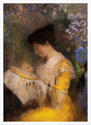 Tablou înramat „Madame Arthur Fontaine” de Odilon Redon