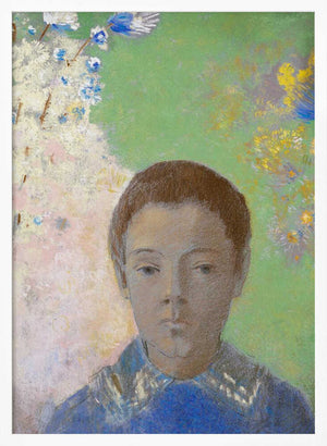 Tablou înramat „Portrait of Ari Redon” de Odilon Redon