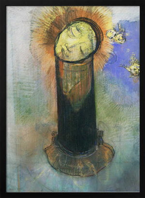 Tablou înramat „The Head of John the Baptist” de Odilon Redon