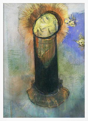 Tablou înramat „The Head of John the Baptist” de Odilon Redon