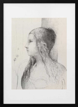 Tablou înramat „Brunnhilde” de Odilon Redon
