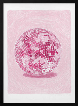 Tablou înramat „Pandc Discoball Copy 2” de Jenny Liz Rome