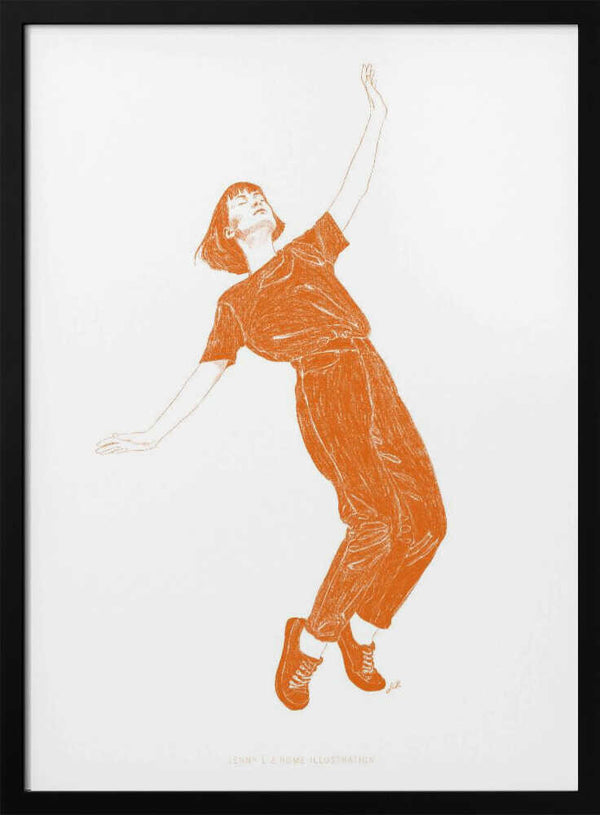 Tablou înramat „Jlr Dancing14 Copy 2” de Jenny Liz Rome