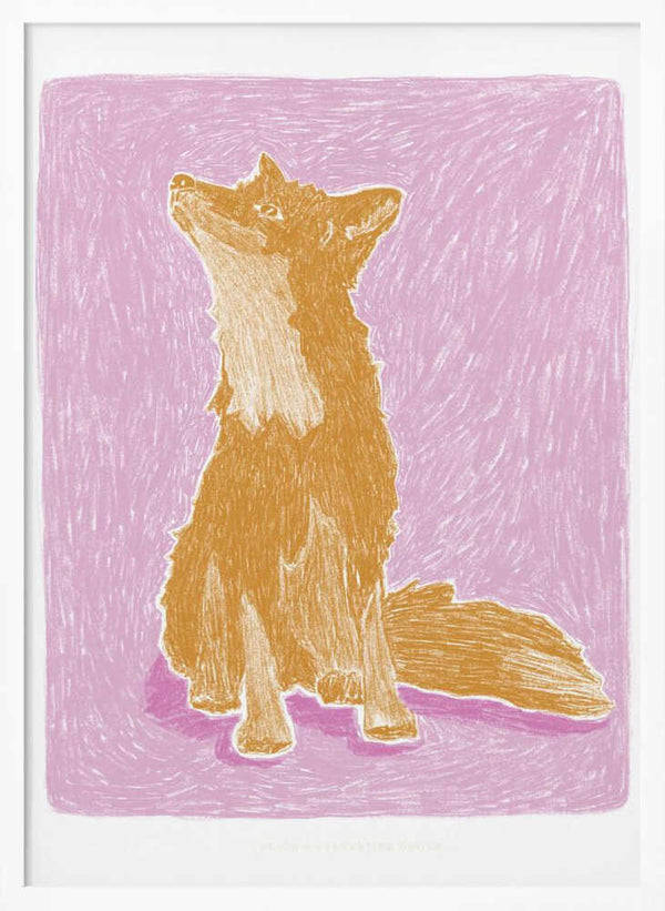 Tablou înramat „Pandc Littlefox Copy” de Jenny Liz Rome