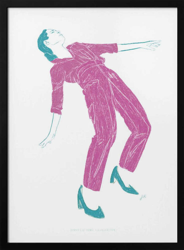 Tablou înramat „Jlr Dancing13 Copy” de Jenny Liz Rome