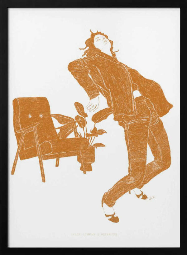 Tablou înramat „Jlr Dancing6 Copy” de Jenny Liz Rome