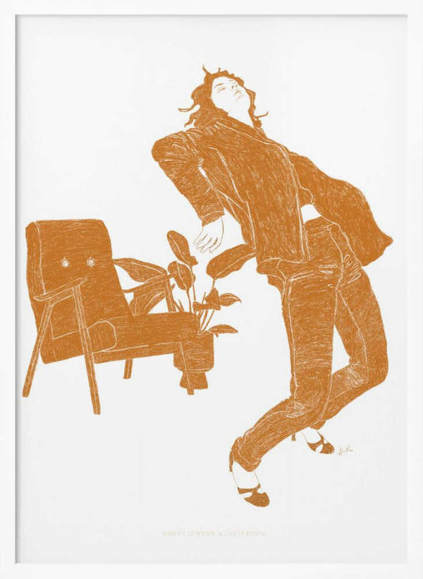 Tablou înramat „Jlr Dancing6 Copy” de Jenny Liz Rome