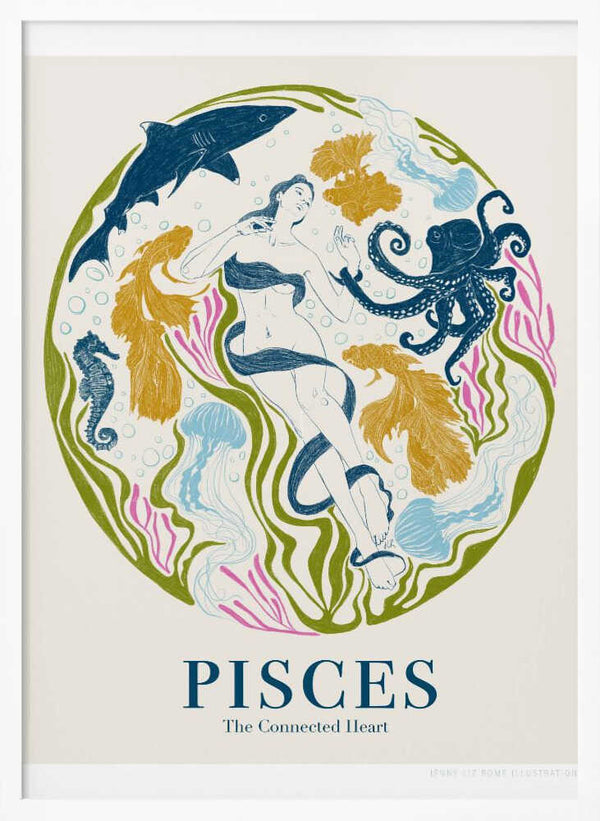 Tablou înramat „Jlr Pisces Copy” de Jenny Liz Rome