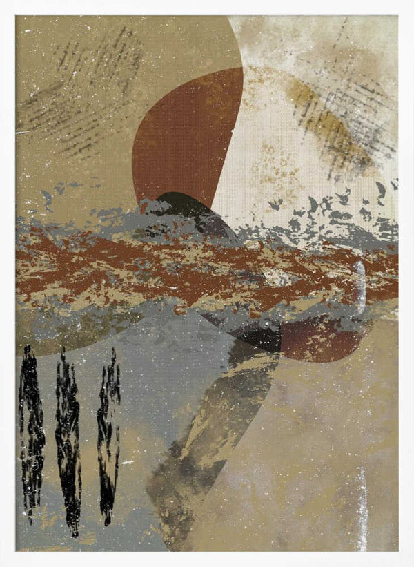 Tablou înramat „Quantum Waves” de Imaginative