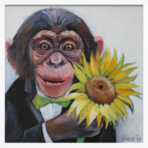 Tablou înramat „Sunflower Surprise” de Violeta Vollmer