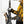 Tablou înramat „Black and Gold Music Art Saxophone2” de Justyna Jaszke