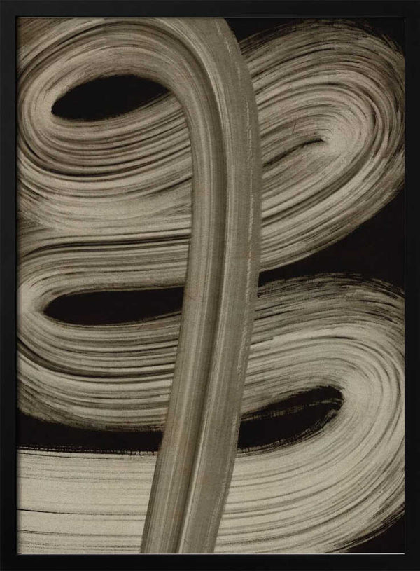 Tablou înramat „Flowing Strokes” de Treechild