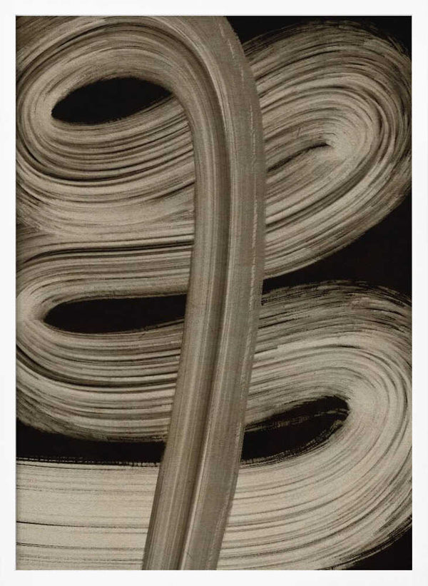 Tablou înramat „Flowing Strokes” de Treechild