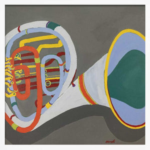 Tablou înramat „French Horn” de Sue Graef