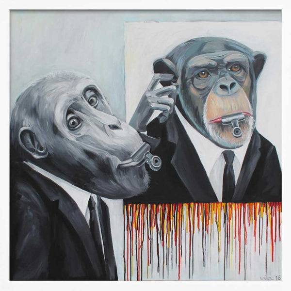 Tablou înramat „Speak No Evil” de Violeta Vollmer