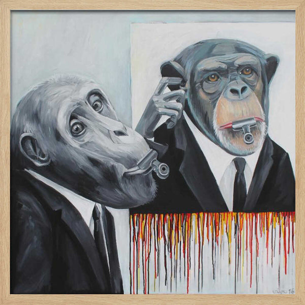 Tablou înramat „Speak No Evil” de Violeta Vollmer