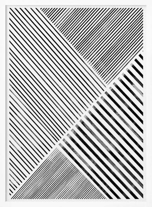 Tablou înramat „Diagonal Patterns” de THE MIUUS STUDIO