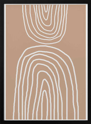 Tablou înramat „Earthy Layers Harmony” de THE MIUUS STUDIO