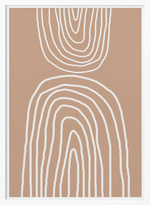 Tablou înramat „Earthy Layers Harmony” de THE MIUUS STUDIO