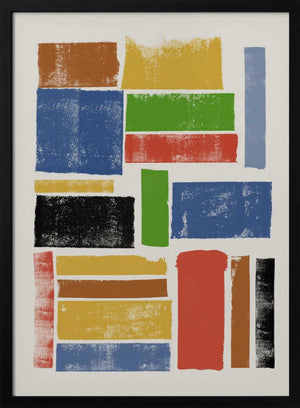 Tablou înramat „Color Block Harmony” de THE MIUUS STUDIO