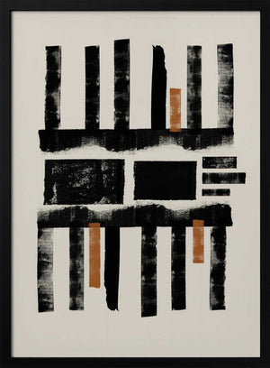 Tablou înramat „Geometric Rhythm” de THE MIUUS STUDIO