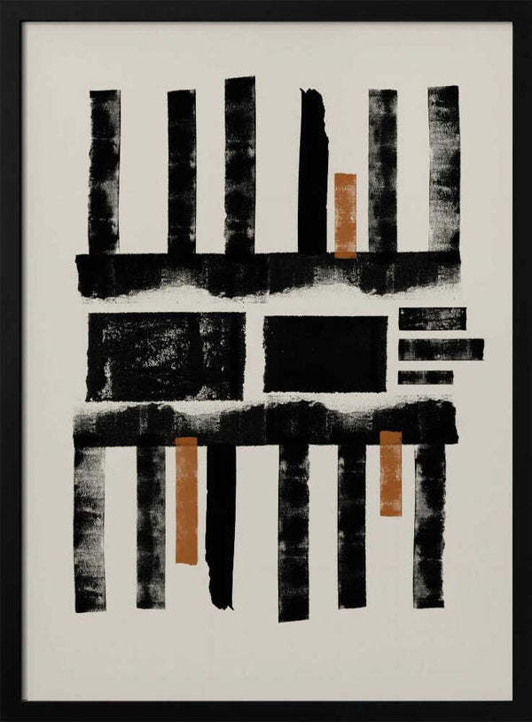 Tablou înramat „Geometric Rhythm” de THE MIUUS STUDIO