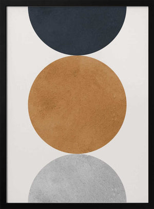 Tablou înramat „Art with circles 4” de Vitor Costa