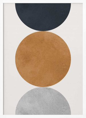 Tablou înramat „Art with circles 4” de Vitor Costa