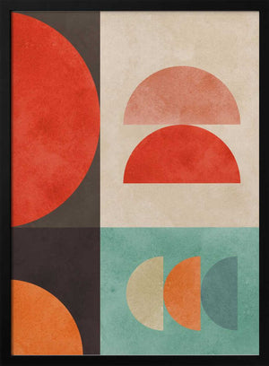 Tablou înramat „Circles in harmony 11” de Vitor Costa
