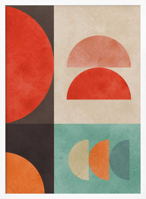 Tablou înramat „Circles in harmony 11” de Vitor Costa