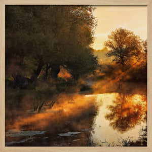 Tablou înramat „When nature paints with light I” de Leicher Oliver