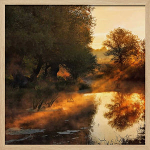 Tablou înramat „When nature paints with light I” de Leicher Oliver