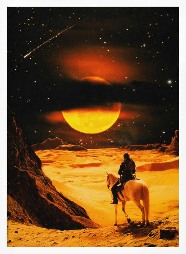 Tablou înramat „Western Space Adventure” de Taudalpoi