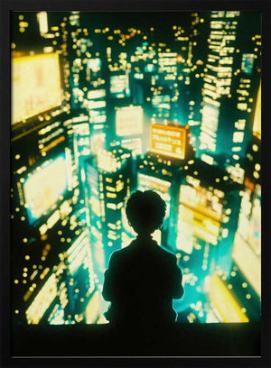 Tablou înramat „Overlooking Tokyo” de Taudalpoi