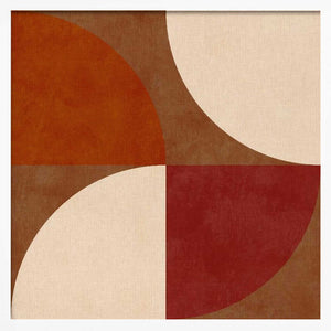 Tablou înramat „Autumn Mid Century Earthy 13” de Ana Rut Bre