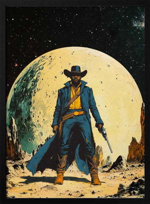 Tablou înramat „Cosmic Sheriff” de Taudalpoi