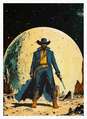 Tablou înramat „Cosmic Sheriff” de Taudalpoi