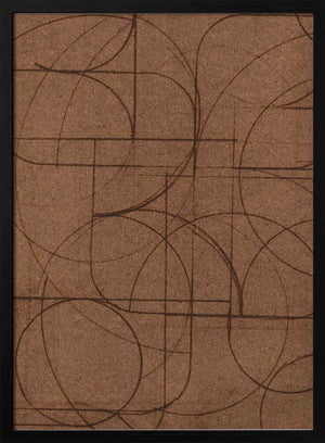 Tablou înramat „Curved 1” de Dan Hobday