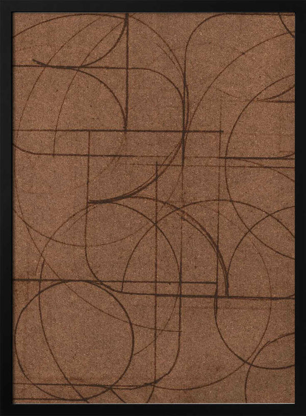 Tablou înramat „Curved 1” de Dan Hobday