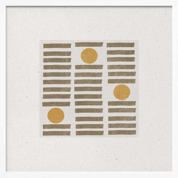 Tablou înramat „Golden Harmony” de THE MIUUS STUDIO