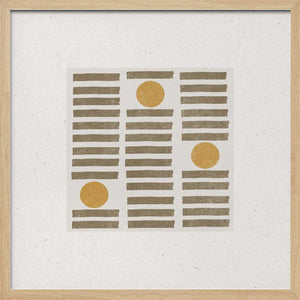 Tablou înramat „Golden Harmony” de THE MIUUS STUDIO