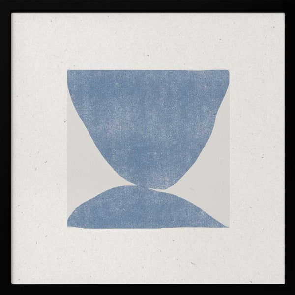 Tablou înramat „Blue Symmetry” de THE MIUUS STUDIO