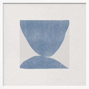 Tablou înramat „Blue Symmetry” de THE MIUUS STUDIO