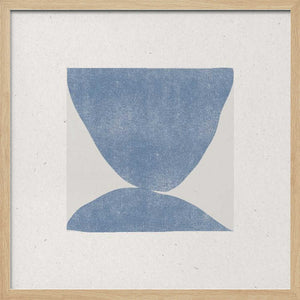Tablou înramat „Blue Symmetry” de THE MIUUS STUDIO
