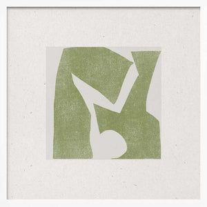 Tablou înramat „Green Geometric Harmony” de THE MIUUS STUDIO