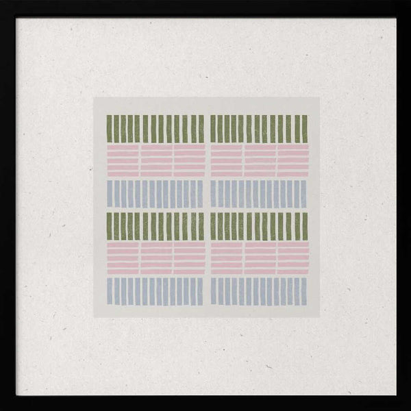 Tablou înramat „Pastel Patterns” de THE MIUUS STUDIO