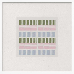 Tablou înramat „Pastel Patterns” de THE MIUUS STUDIO